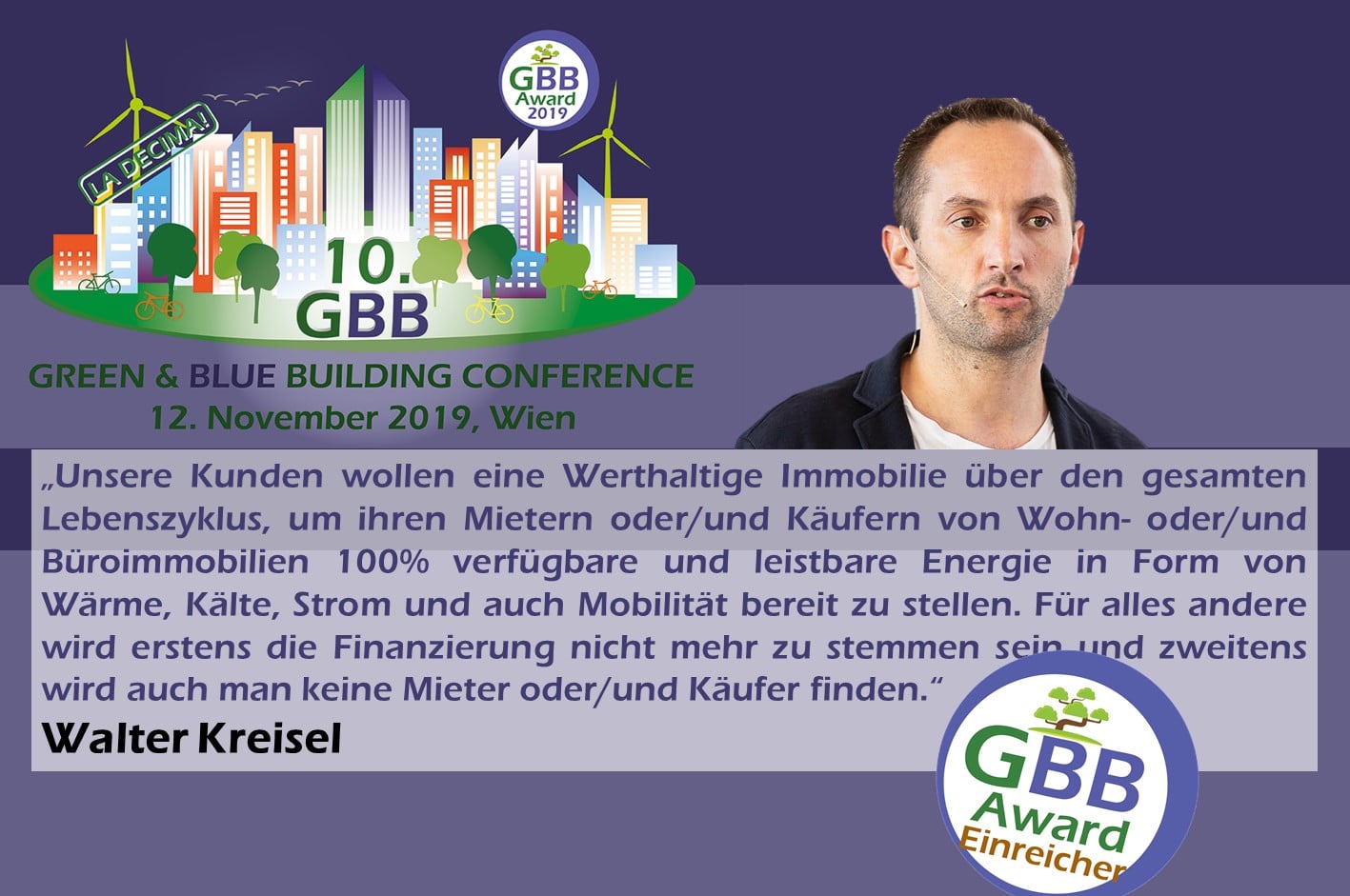 GBB-Award als Top-Einreicher mit neoom BLOKK und NTUITY