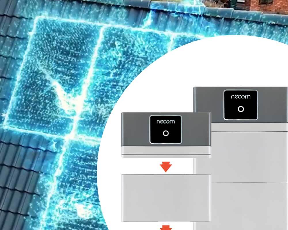 Modularer neoom Kompaktspeicher, stapelbar erweiterbar