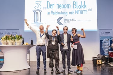 ICEBERG Innovation Leadership Award for neoom BLOKK and NTUITY