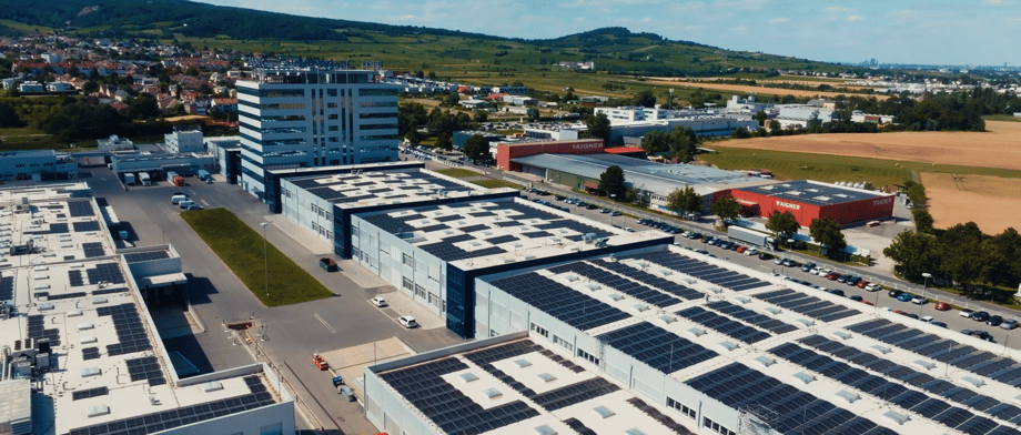PV-Aufdach-Anlage Novomatic Headquarter