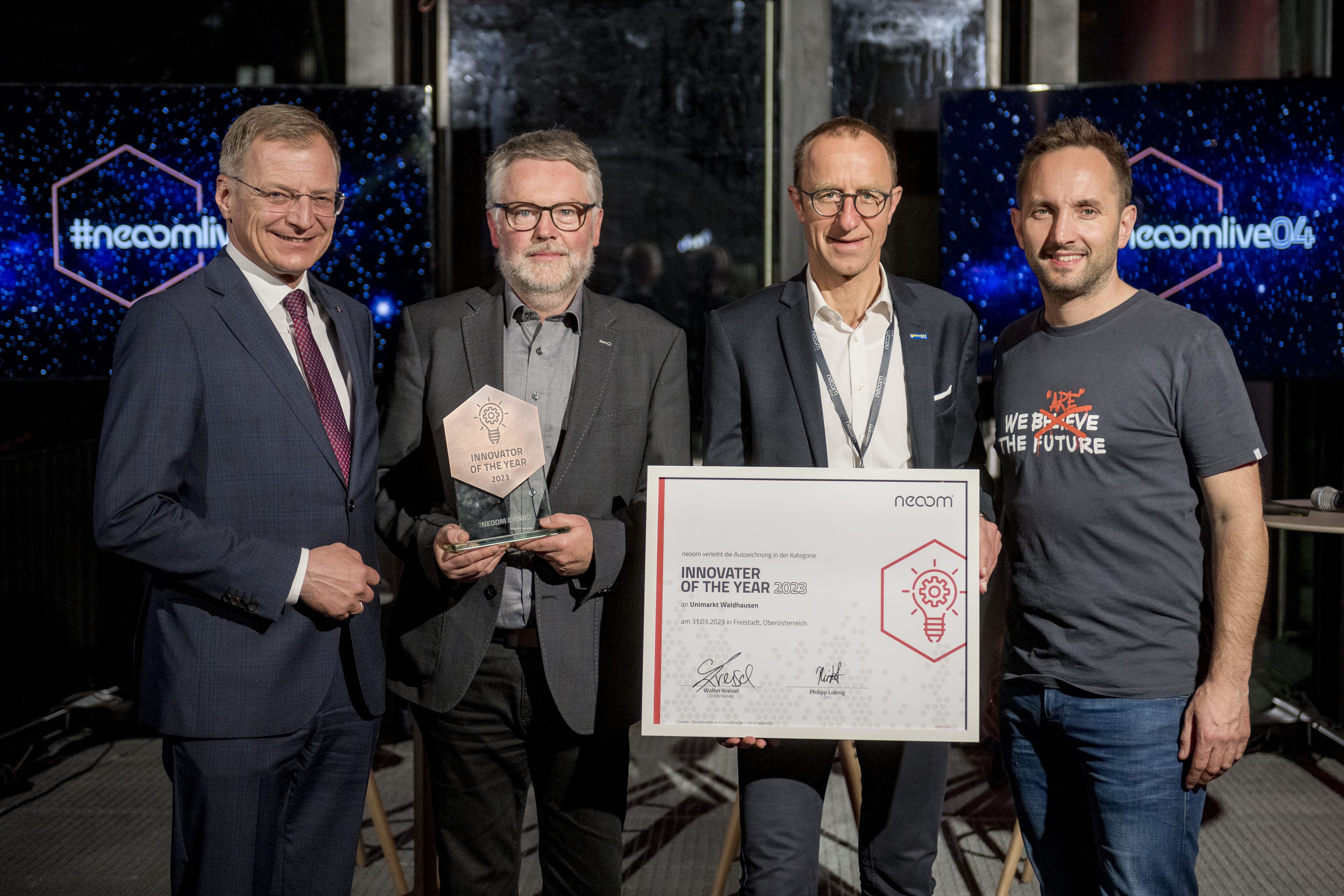 neoom Award Innovator of the Year Unimarkt Waldhausen